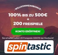 Spintastic free Spins and Paypal