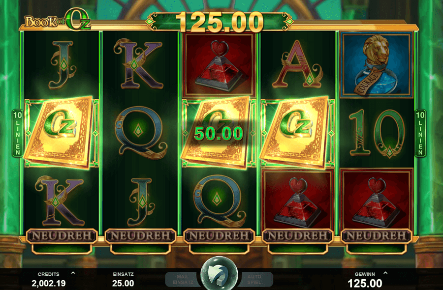 Book of OZ Microgaming slot