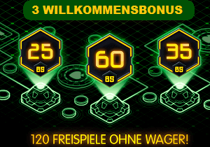 120 Freispiele ohne Umsatz