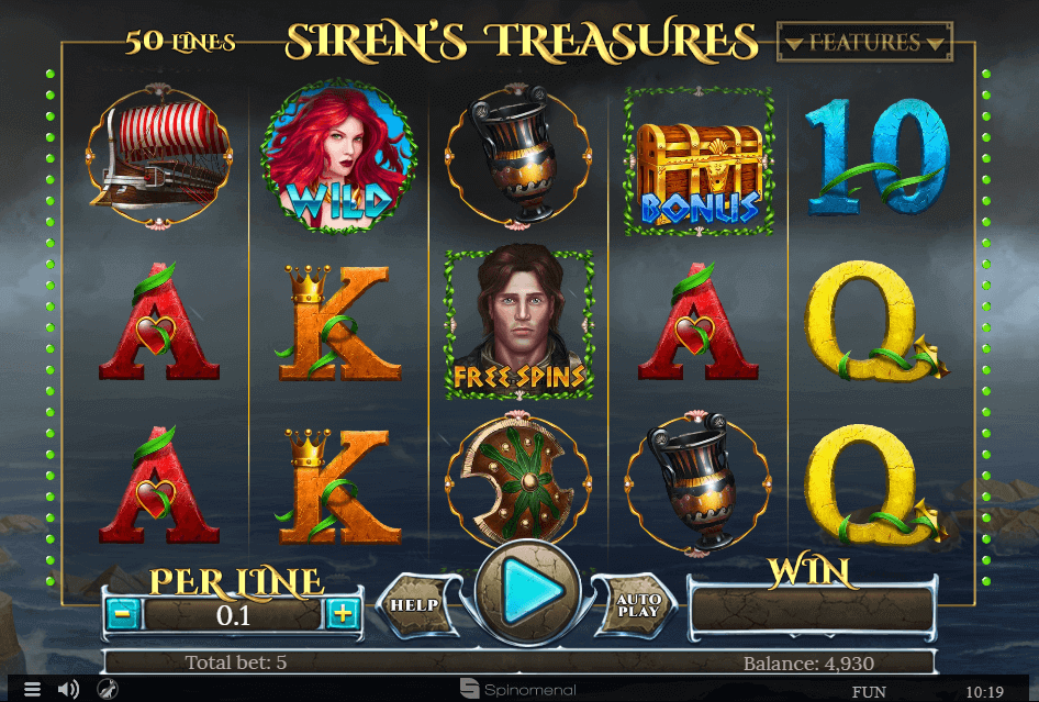 Sirens Treasure kostenlos spielen