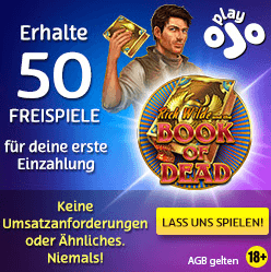 Book of Dead free Spins with no strings attached at PlayOjO Casino