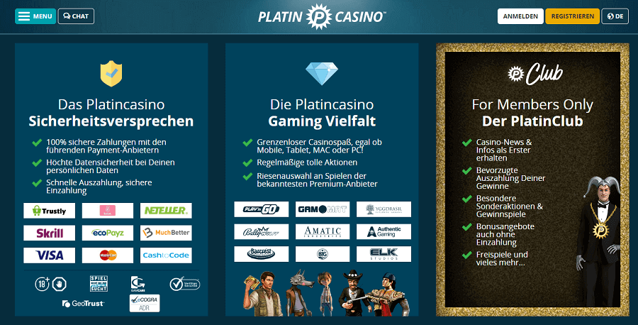 Platinum Casino Sign Up Bonus