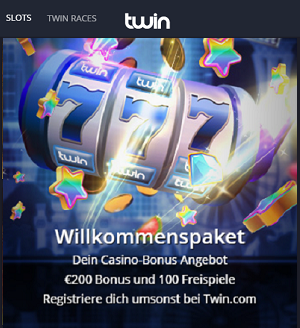 Twin Casino Welcome Bonus