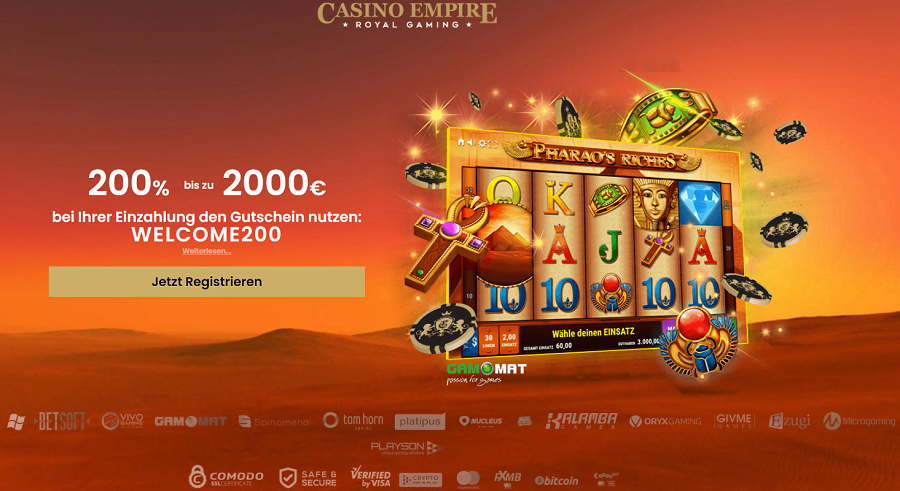 Casino empire bonus