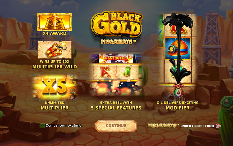 Black Gold Megaways kostenlos spielen