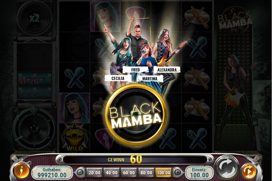 Black Mamba Play n GO kostenlos spielen