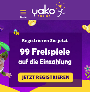 Yako Casino 99 free spins