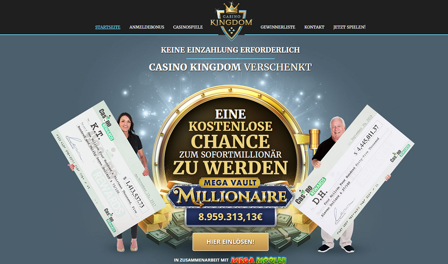 Casino kingdom million chance