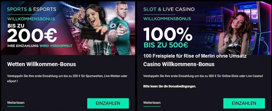 Cbet Willkommens Bonus