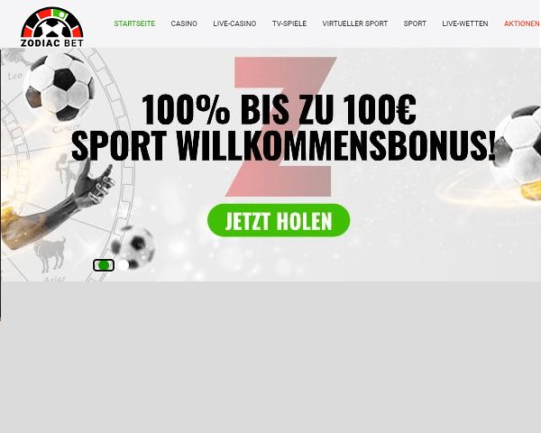 Zodiac Casino Sportwetten