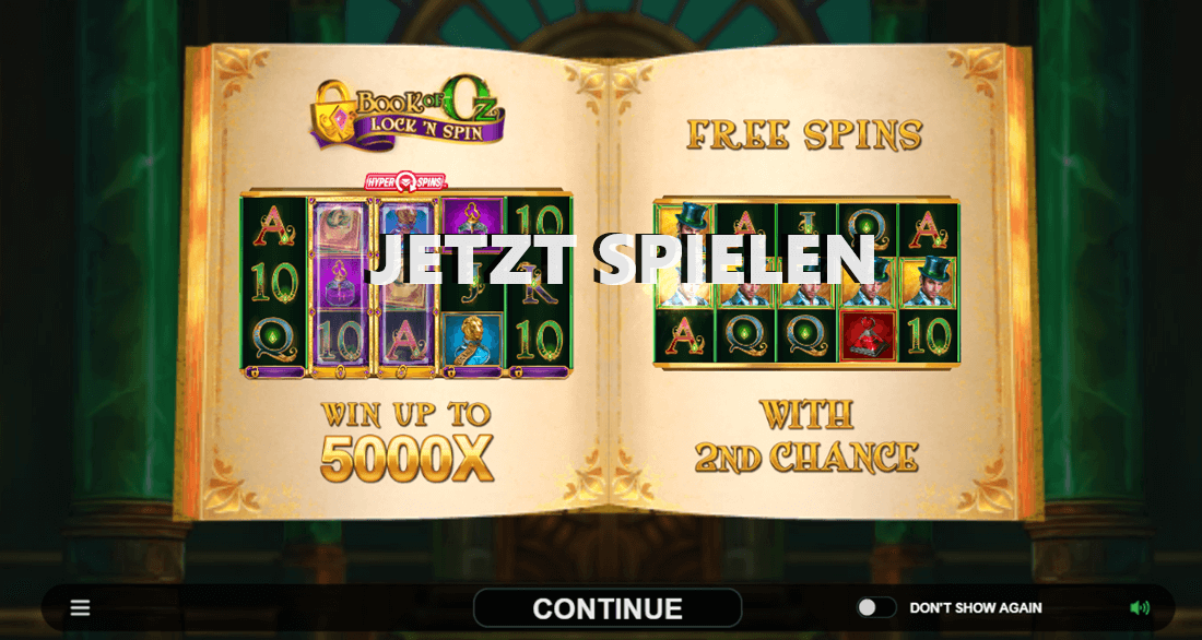 Book of Oz Lock n Spin