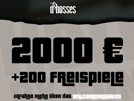 dbosses Willkommen Bonus