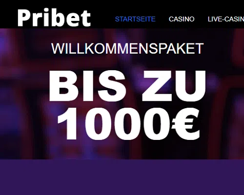 Pribet welcome bonus