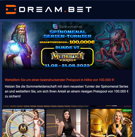 Dreambet Tournaments