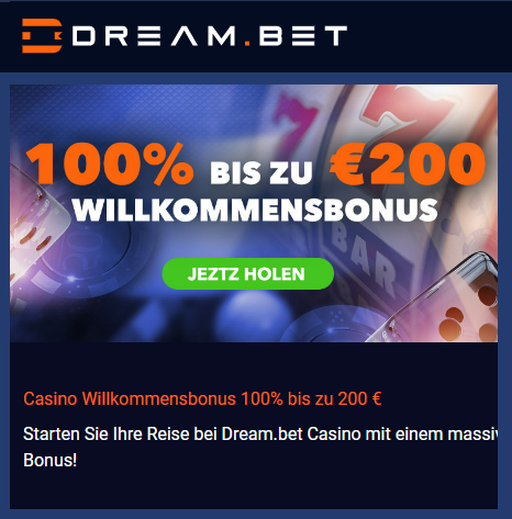 Dreambet Welcome Bonus