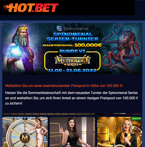 Hot.Bet Tournaments