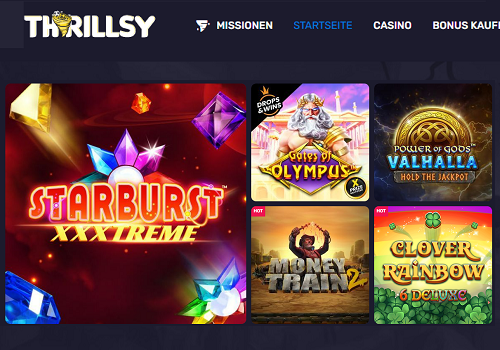 Thrillsy casino games