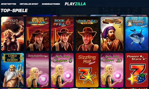 Playzilla slot machines Novoline