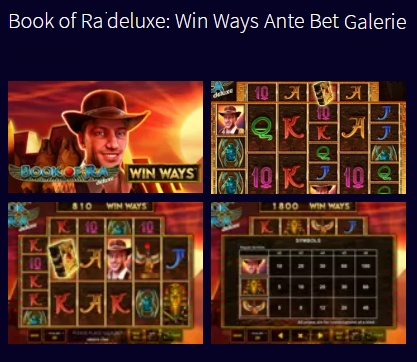 Book of Ra Deluxe Win Ways Ante Bet