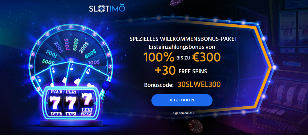 30 extra spins at Slotimo Casino