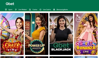 Qbet live casino