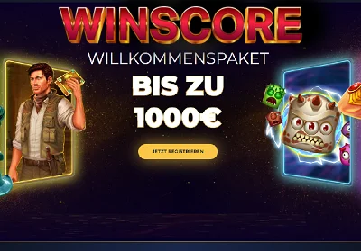 Winscore Willkommen Bonus