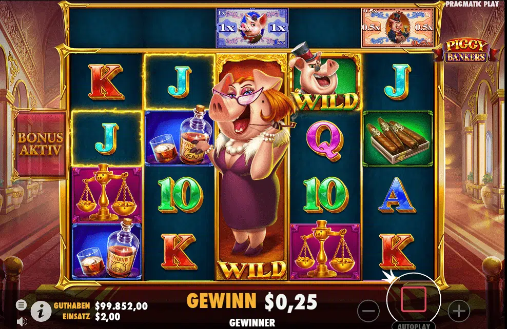 Play Piggy Bankers Slot for free