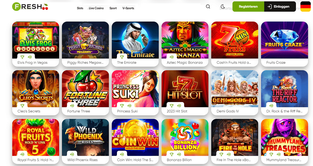 Fresh Casino Casino Games