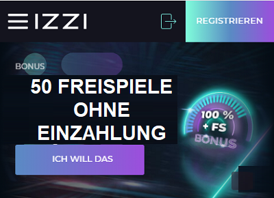 Izzi Freispiele ohne Einzahlung