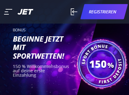 Jet sports betting bonus