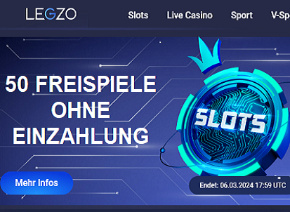 Legzo Freispiele ohne Einzahlung