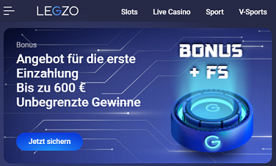 Legzo Welcome Bonus