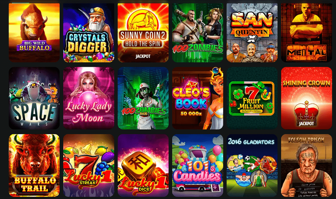 Casino games from the Galaktika NV Casinos group