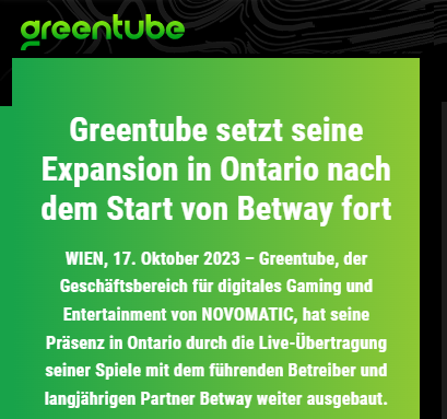 Greentube Betway Casino