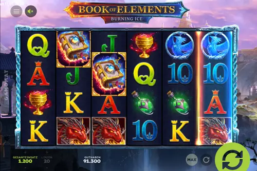 Book of Elements (Gamomat) kostenlos spielen und Review