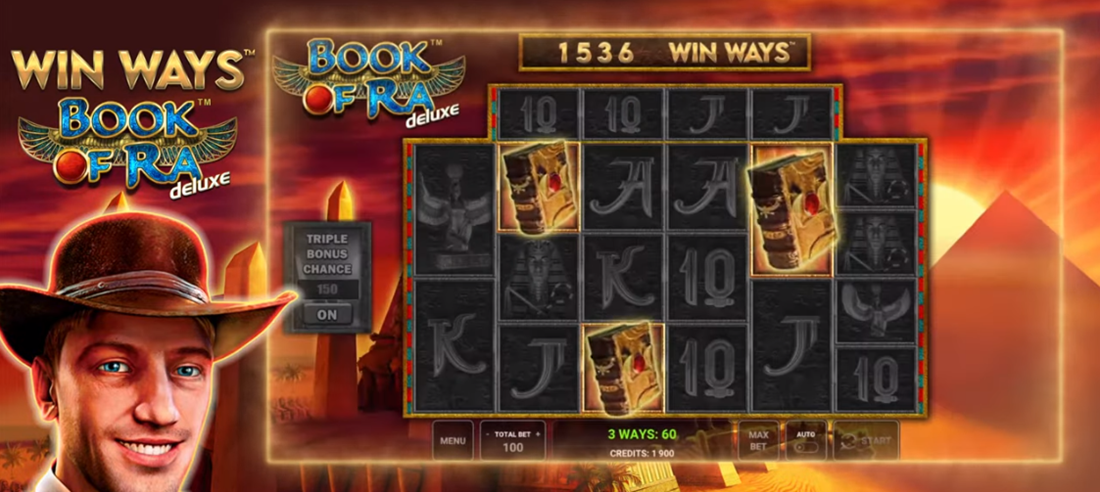 Play Book of Ra Deluxe Win Ways for free