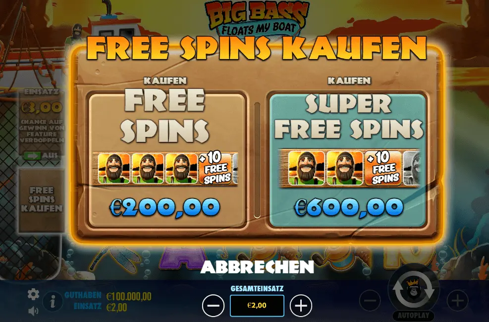 Buy Big Bass Float my Boat free spins