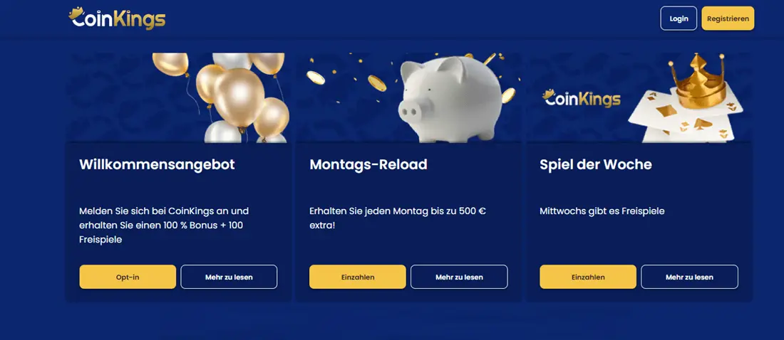 Crypto Casino Coinkings Bonus