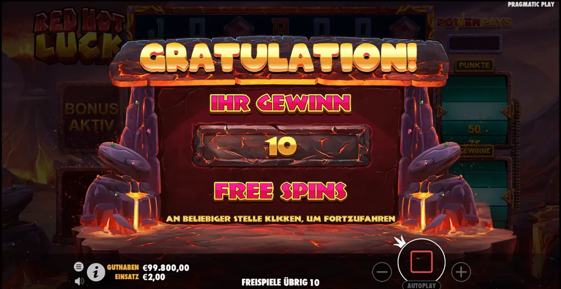 Play Red Hot Luck for free