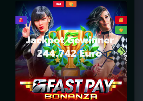 Jackpot Gewinn FastPay Casino