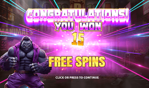 Manimals free Spins