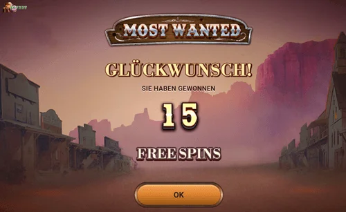Most Wanted free Spins
