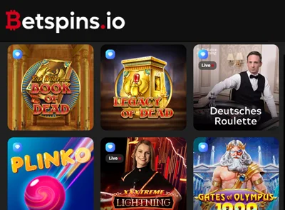 Betspins Spiele