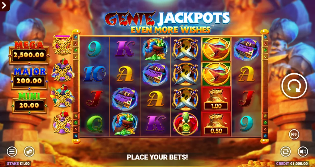 Genie Jackpots Even More Wishes