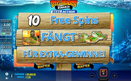 Big Bass Bonanza Reel Action Freispiele