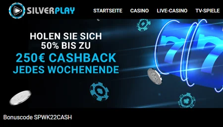 Cashback Bonus jedes Wochenende im SilverPlay