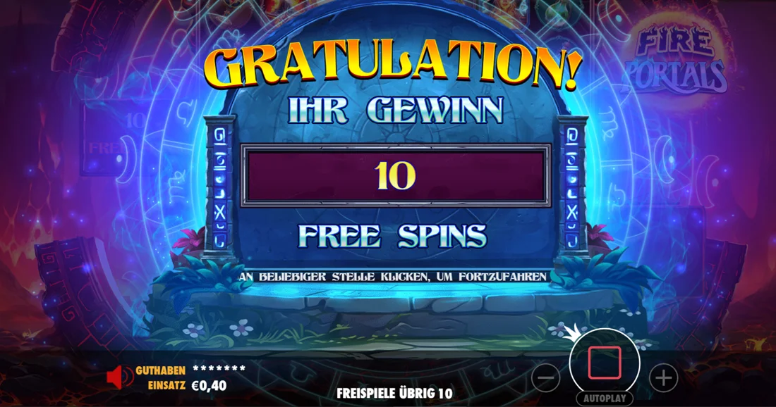 Fire Portals Big Win