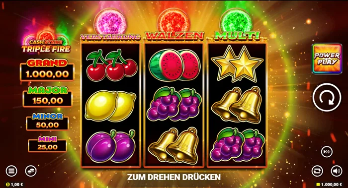 Cash Strike Triple Fire