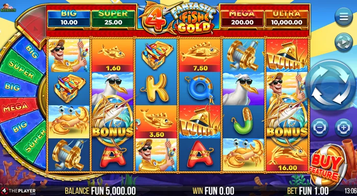4 Fantastic Fish Gold Buy Bonus