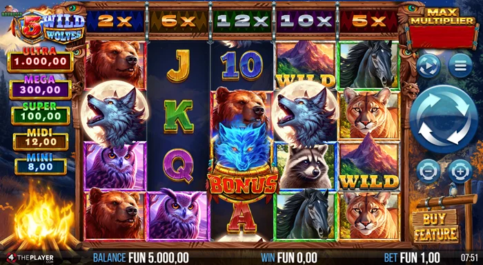 5 Wild Wolves